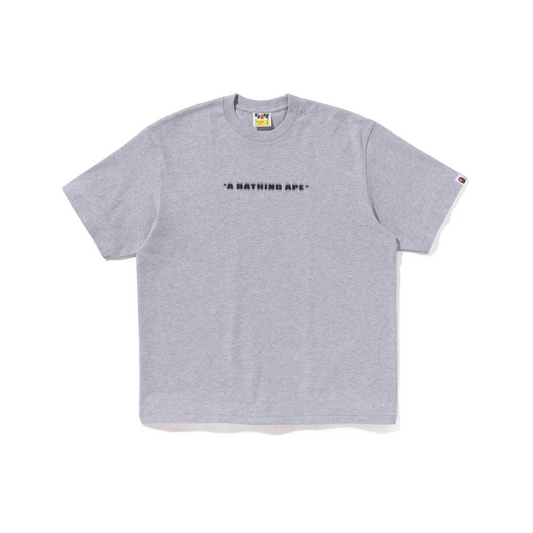 A BATHING APE Men Short Sleeve T-Shirt Pixal Logo Relaxed Fit Tee