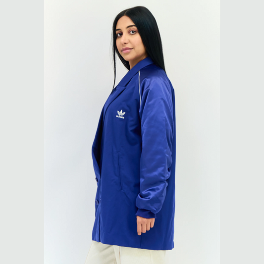 Women Sportswear Fit Long Sleeve Outdoor Blazer, Navy
