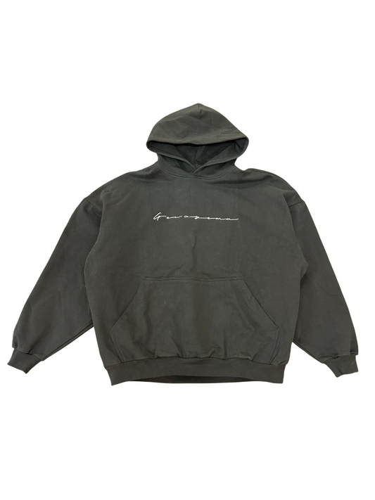God Hoodie 'Black/White script'