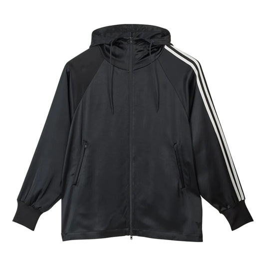 (WMNS) adidas x Y-3 Tech Silk Zip Hoodie 'Black White' IQ1798
