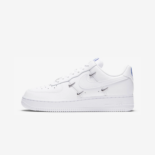 Nike Air Force 1 LX "Metallic Swoosh" (White/Hyper Royal)