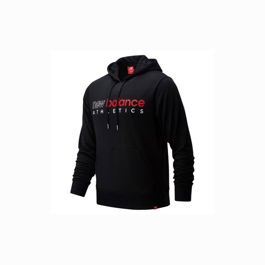 Brand Print Hoodie with Kangaroo Pocket