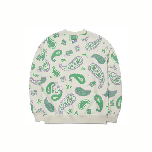 MLB Cashew Flower Sweatshirts Unisex Cream