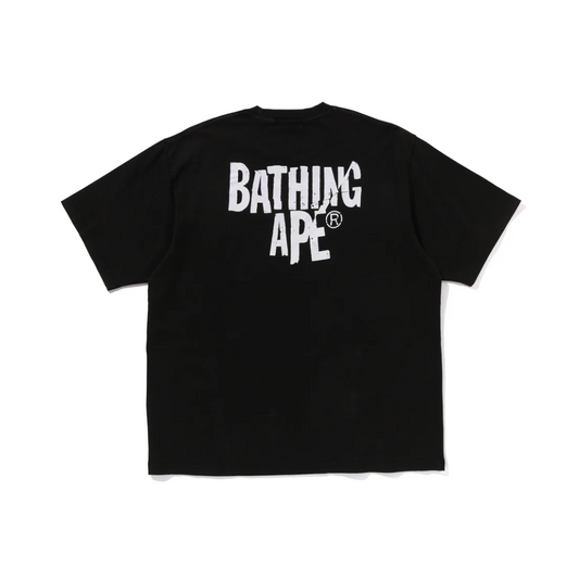 BAPE Heavy Washed Ape Head Relaxed Fit Tee