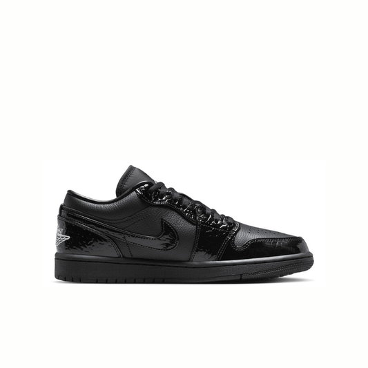 Jordan 1 Low SE Patent Elephant Black (Women's)